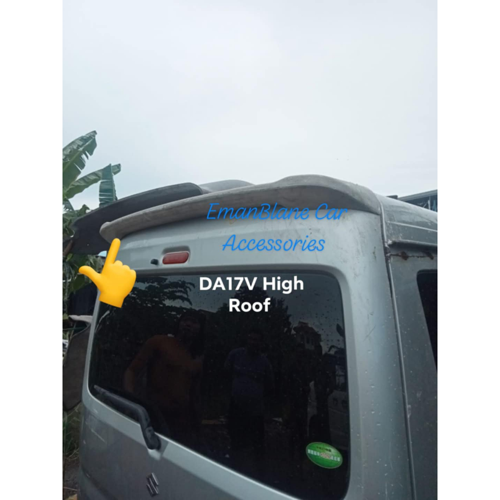 Fiber Made Spoiler for DA64V DA64W DA17V DA17W Transformer Wagon ...