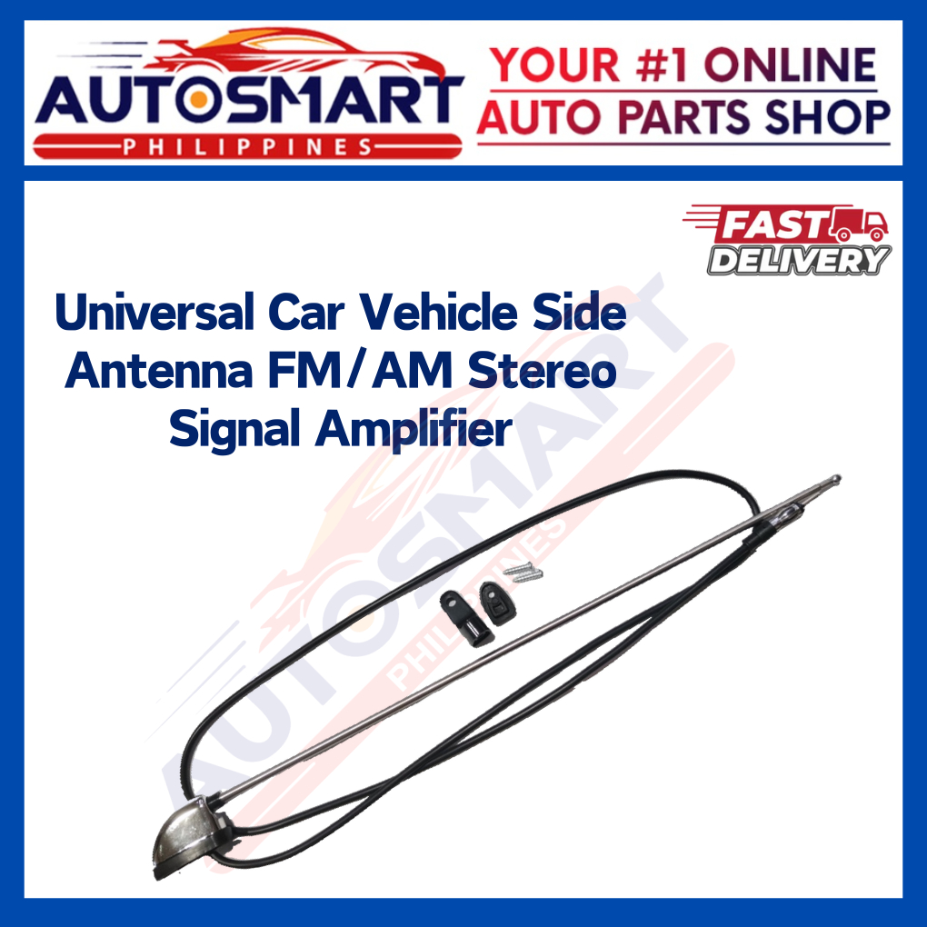 Universal Car Vehicle Side Antenna FM/AM Stereo Signal Amplifier ...