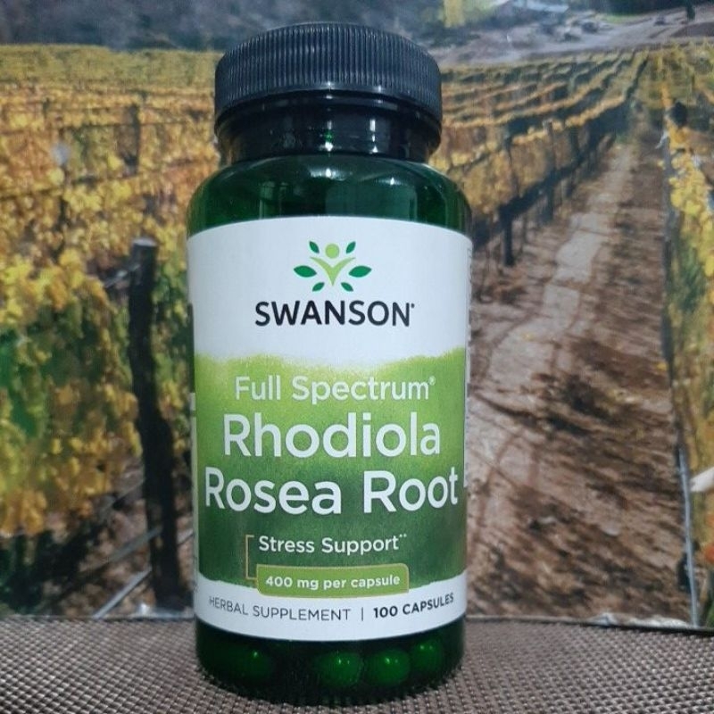 Rhodiola Rosea Root 400mg. 100 capsules EXPIRY: July 2027 Swanson ...