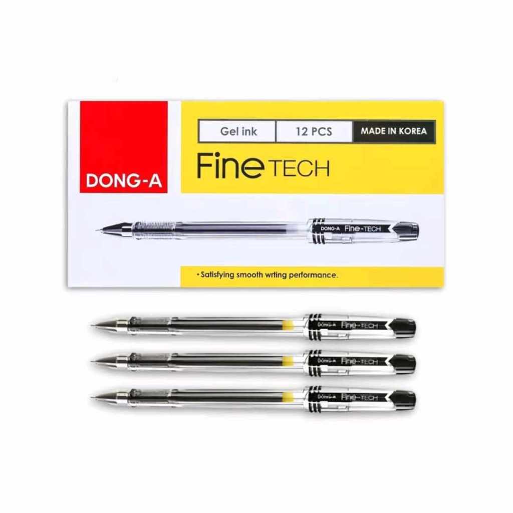 1 PC DONG-A FINE TECH BALLPEN 0.4MM GEL INK | Shopee Philippines