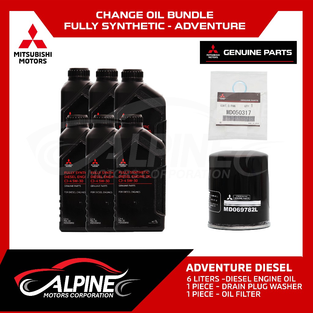 Mitsubishi Genuine Parts: BUNDLE FULLY SYNTHETIC ADVENTURE DIESEL ...