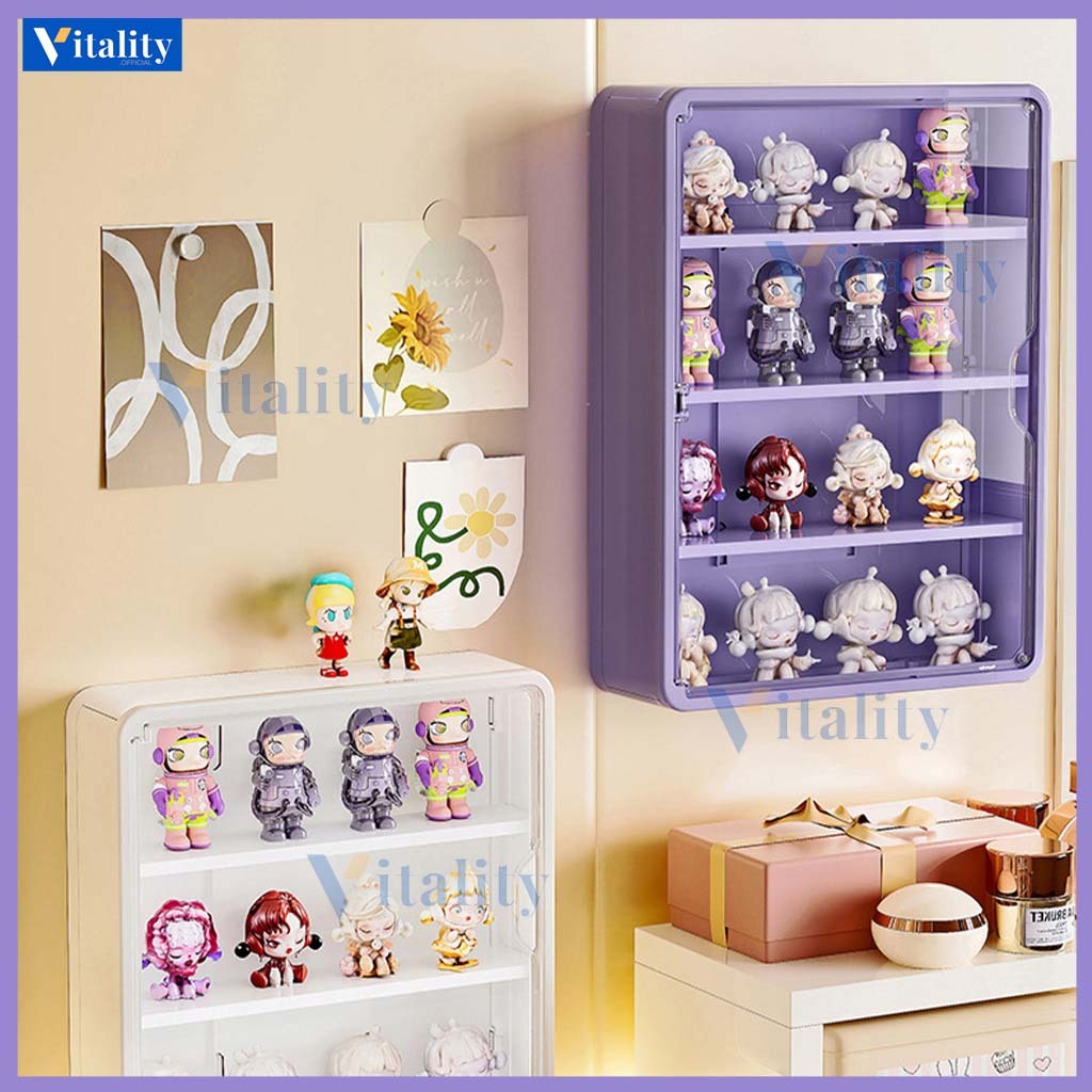 Dust-Proof Mounted Blind Box Figure Storage Display Multi Layer Dust ...