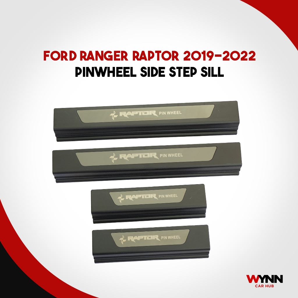 Ford Ranger Raptor 2019-2022 Pinwheel Side Step Sill | Shopee Philippines