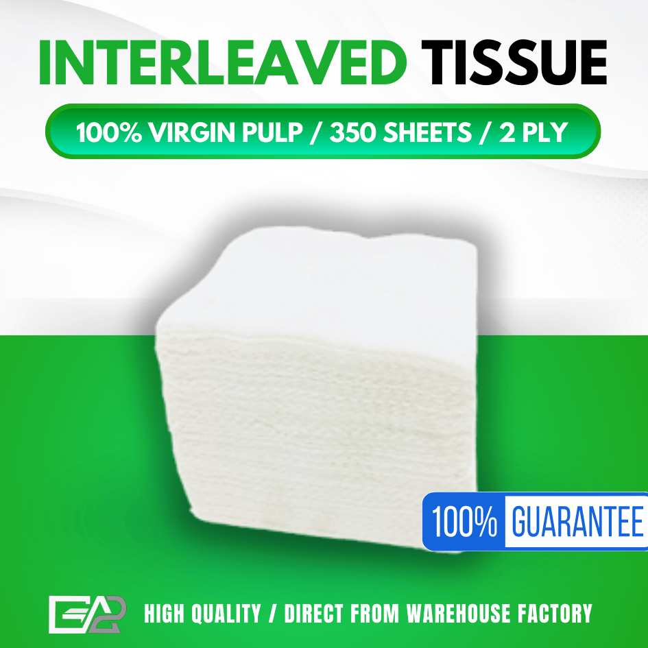 [ 60 Packs ] Interleaved Tissue | 100% Virgin Pulp | 350 Layered Sheets ...