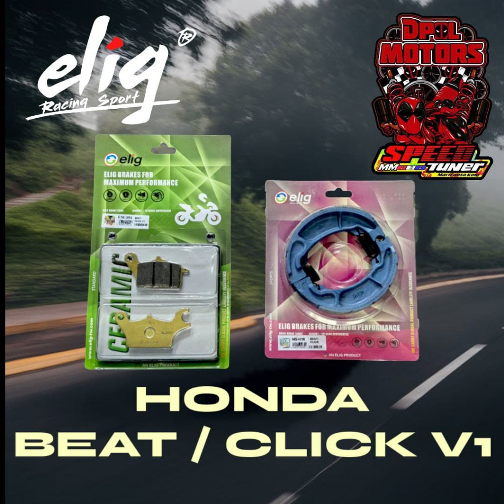 ELIG Brake Pad HONDA BEAT / CLICK V1 | Shopee Philippines