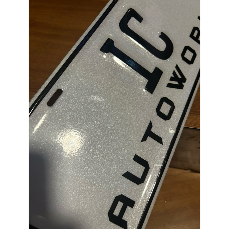 metal embosse car plate(reflectorize 3m) | Shopee Philippines