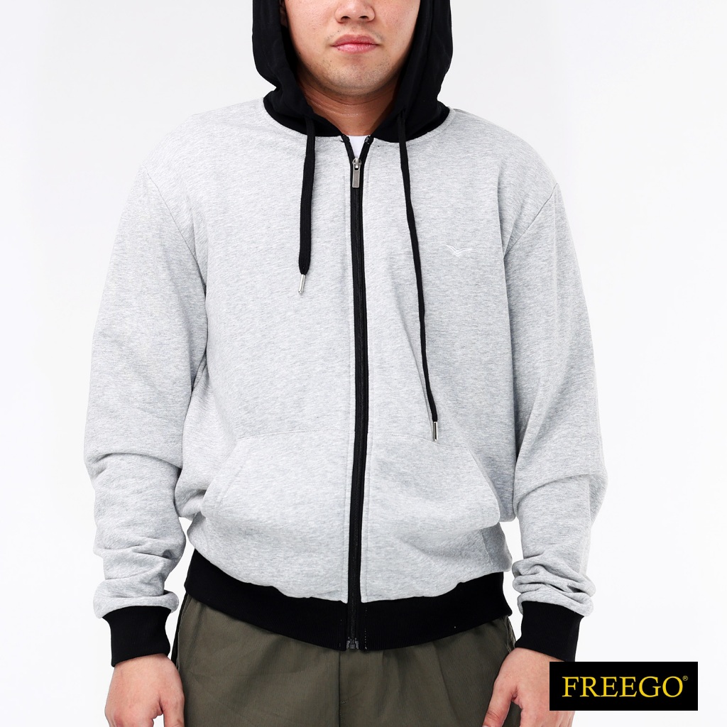 Freego Mens Terry Jacket W/ Hood GMT07-0063 | Shopee Philippines