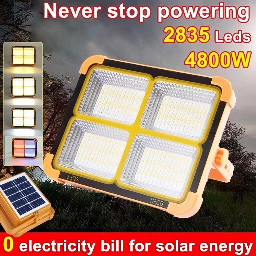 Solar Emergency Light LED IP66 Waterproof Solar Light Outdoor With ...
