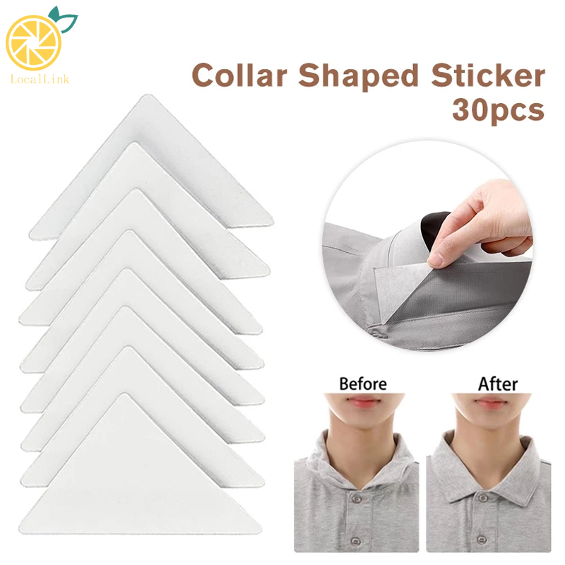 Self Adhesive T Shirt Collar Sticker Patches PVC Uniform Collars ...