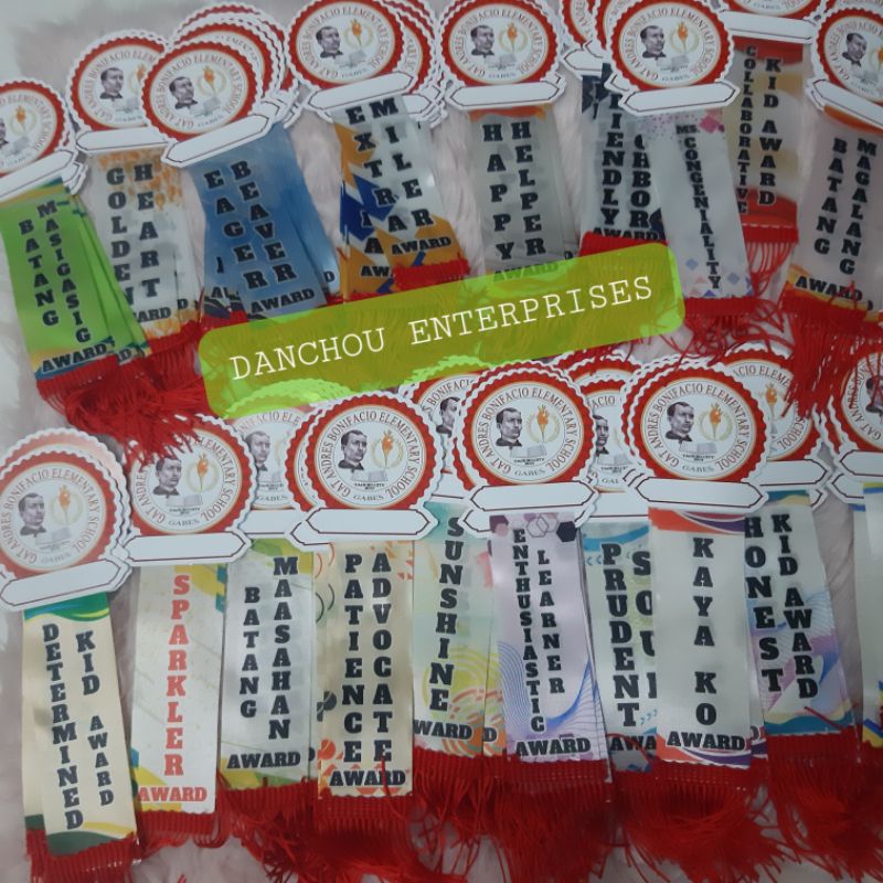 CUSTOMIZED 100PCS RIBBON for GRADUATION / ACADEMIC / AWARDS | Shopee ...