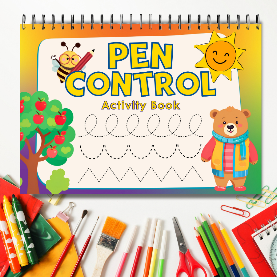 Baby Tracing Book | Pen Control Activity | Tracing Workbook Preschool ...