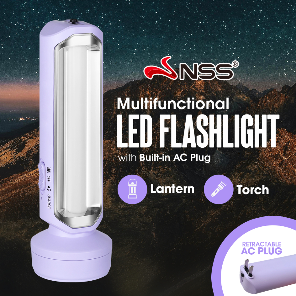 NSS Portable Flashlight Multifunctional Waterproof Torch Desklamp Super ...
