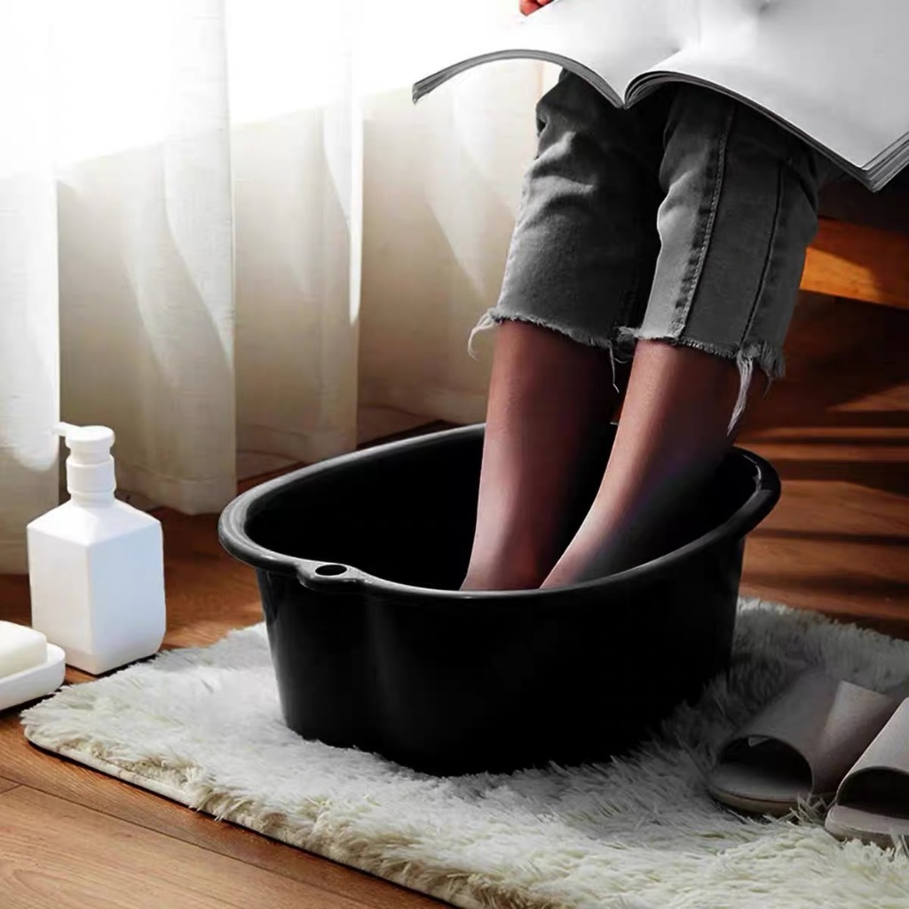 Foot Bath Bucket Plastic Soak Foot Basin Pedal Massage Foot Bath Tub ...