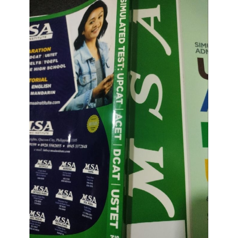 MSA College Reviewer Test P325 ea | Shopee Philippines