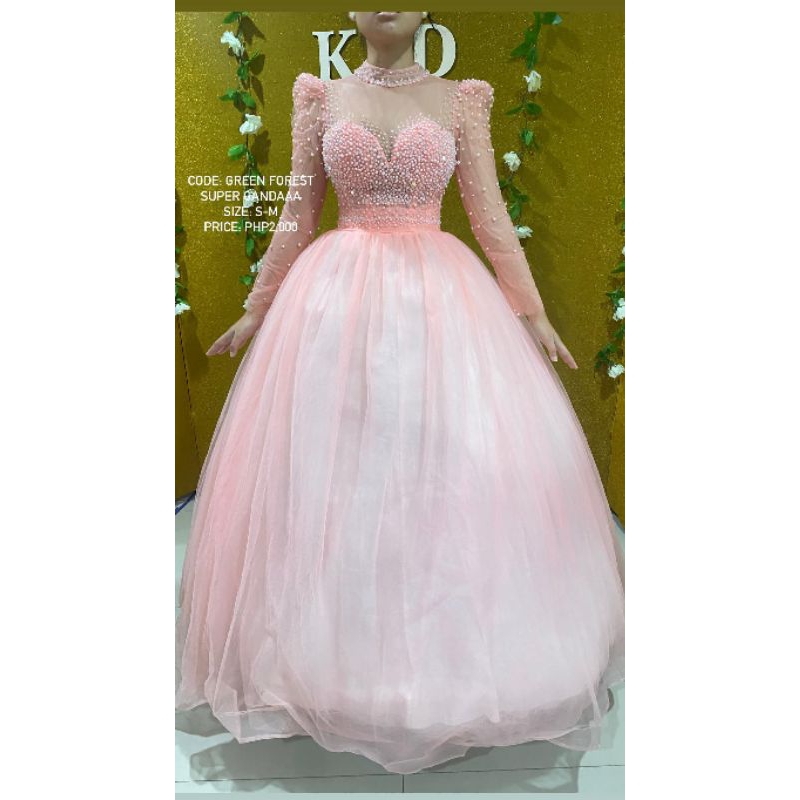 DEBUT GOWNS: CODE: ( GREEN-FOREST ) | Shopee Philippines