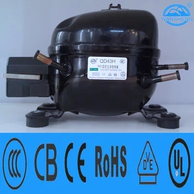 WANSHENG 1/8HP Refrigerator Compressor QD43H, R134A, 220v (Brand New ...