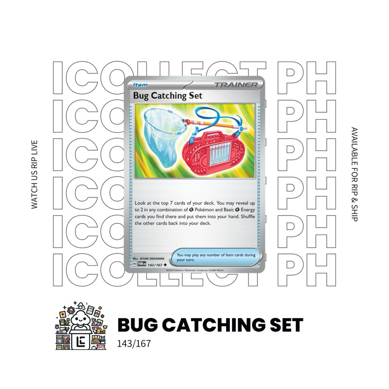 Pokémon TCG: Trainer Bug Catching Set | Shopee Philippines