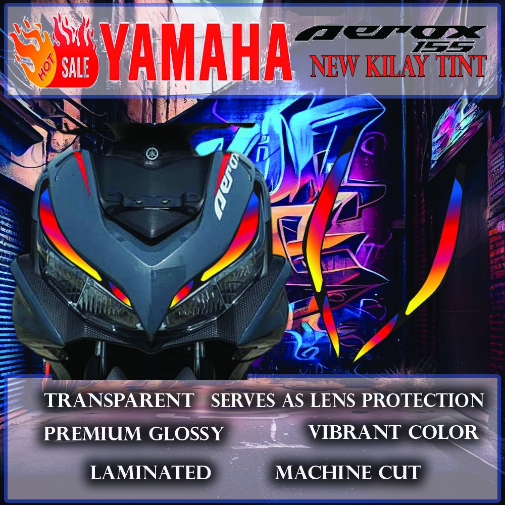 KILAY TINT PURE COLOR DESIGN NEW FOR YAMAHA AEROX155/ PURE COLOR KILAY ...