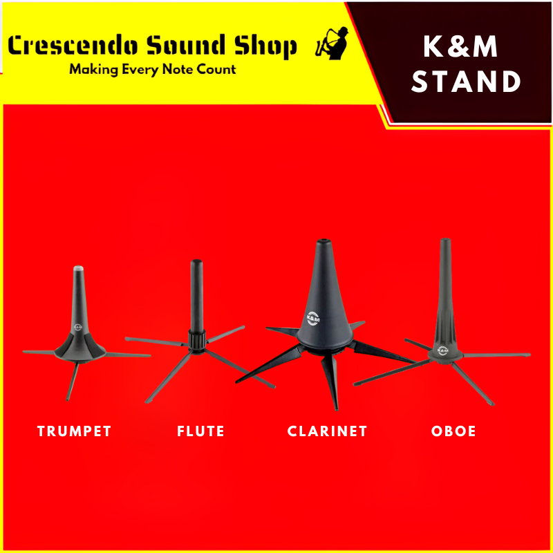 K&M Multi-Instrument Stand for Flute, Clarinet, Oboe & Trumpet | Shopee ...