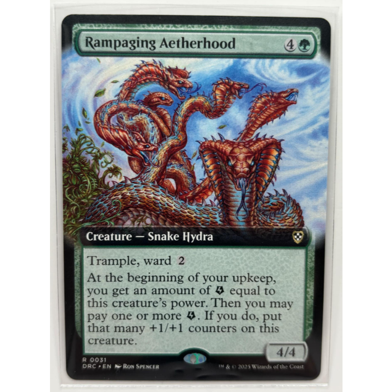 MTG TCG | DFT-0031 R (Borderless) Rampaging Aetherhood | Shopee Philippines