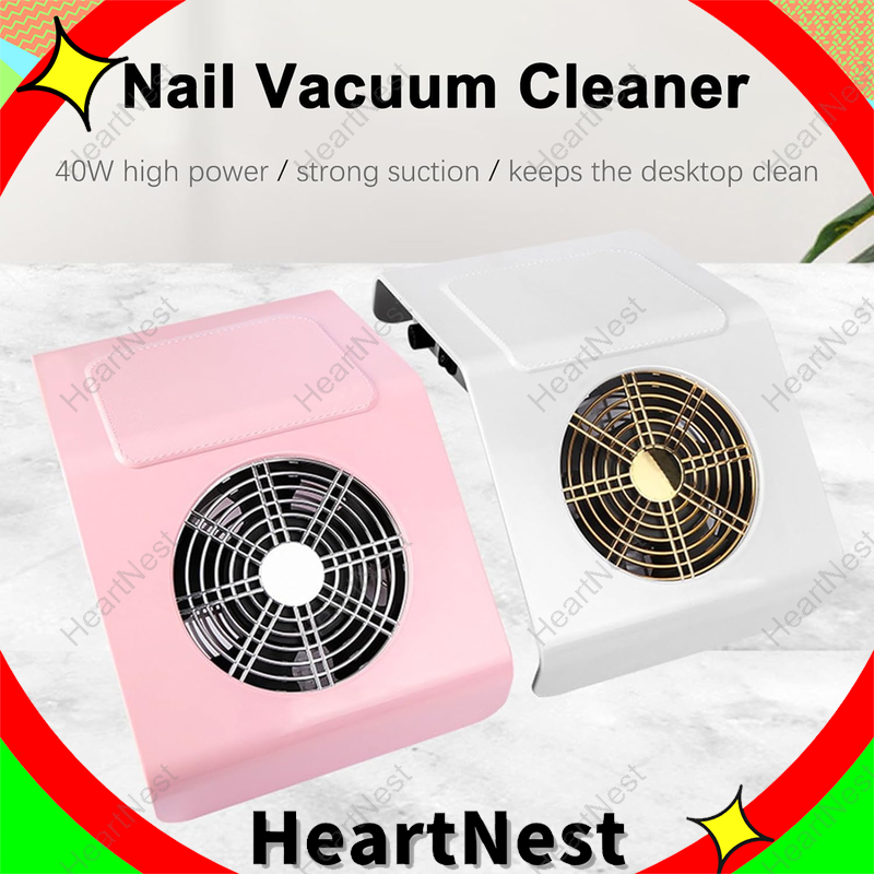 HeartNest Nail Cleaning Set 40W Nail Dust Suction Machine for Dust ...