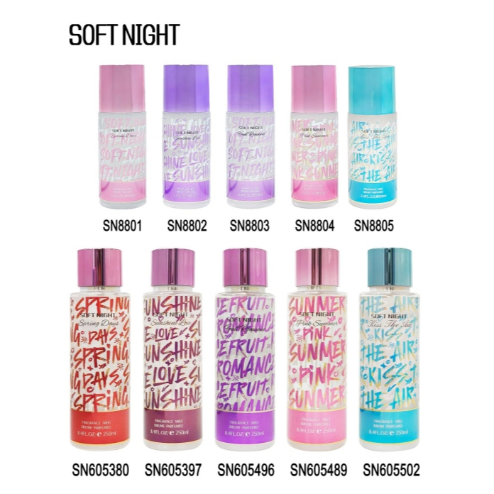 Soft Night Spring Days Body Mist Shimmer Perfume Parfumme For Women ...