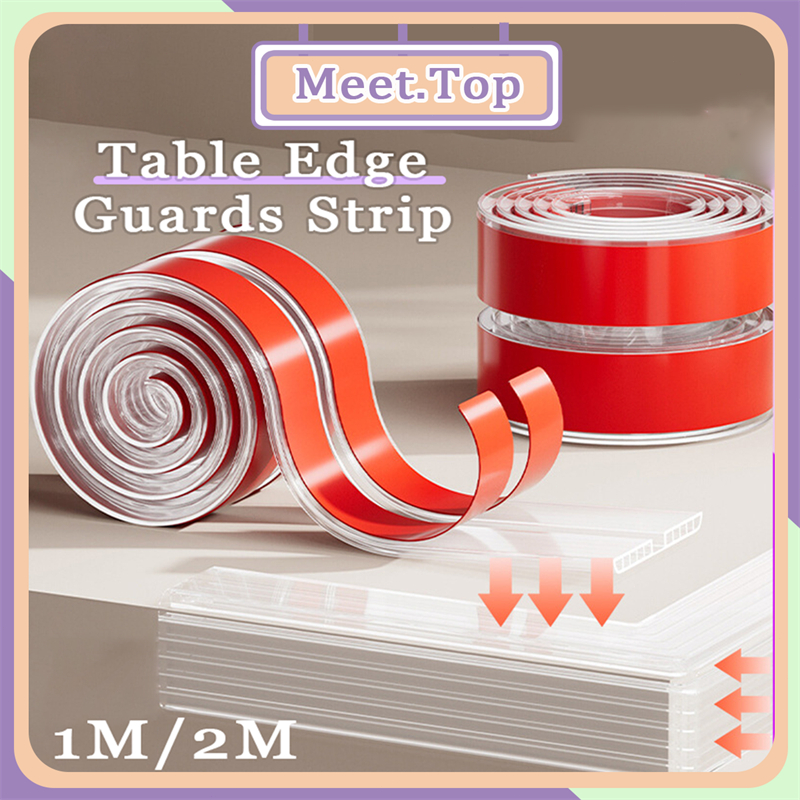 1M/2M Baby Table Edge Corner Safety Protection Strip Soft Bumper Baby ...