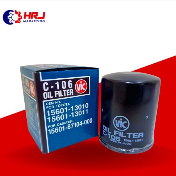 VIC Oil Filter C-106 Premium Japan Engine Protection for Toyota Hilux ...