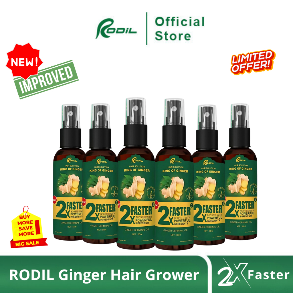 RODIL King of Ginger Hair Grower Spray Nourishing Oil 2X FASTER Anti ...