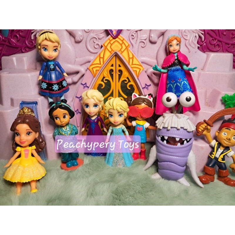 Disney Minis, Gabby's Dollhouse Mini, Jasmin, Belle, Monsters Inc Boo ...