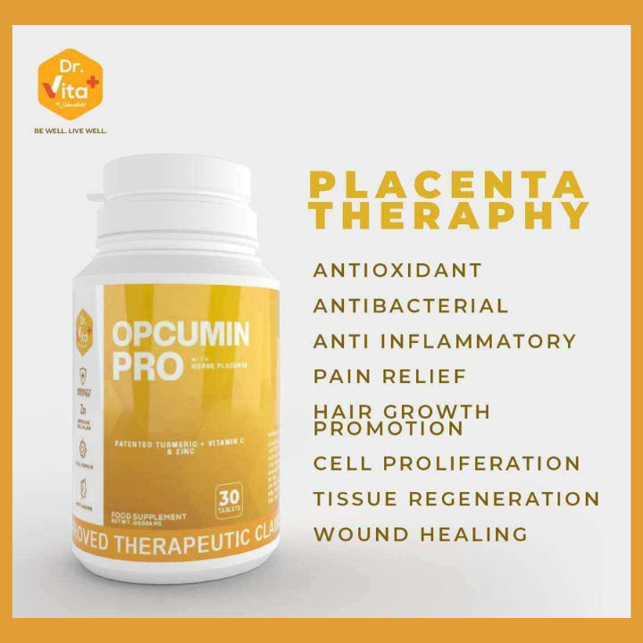 DR. VITA OPCUMIN Pro with Equine Placenta 30 Tablets | Shopee Philippines