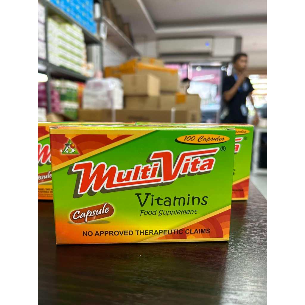 MULTIVITA VITAMIN CAPSULE FOOD SUPPLEMENT 100's | Shopee Philippines