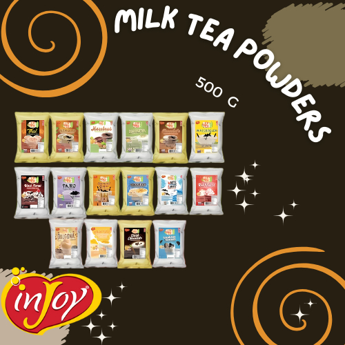 Injoy Assorted Milk Tea Powder Mixes 500G - Creamy, Authentic Taste ...