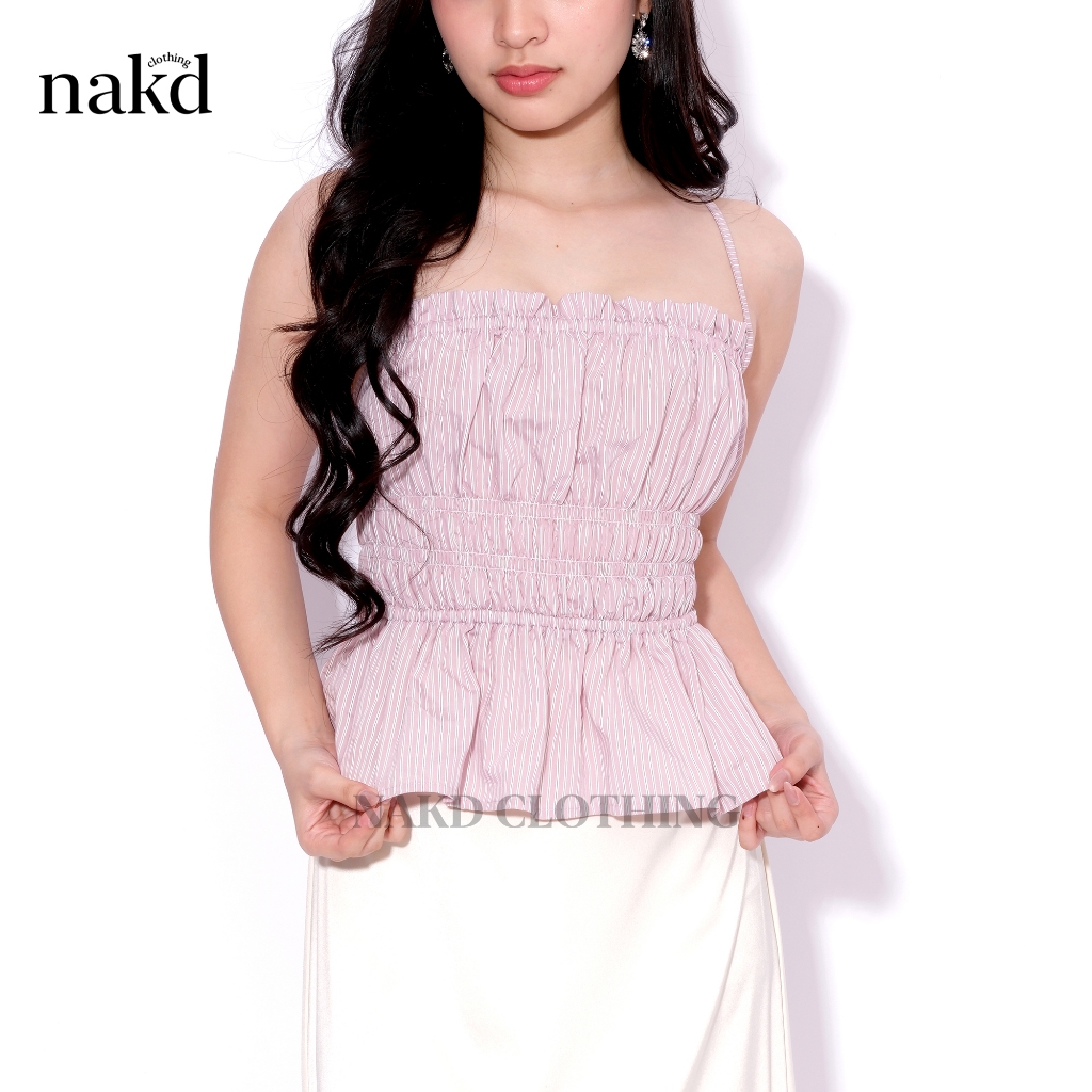 NAKD FASHION BELLORA SEXY STRING COTTON LINEN SMOCKING BACK DAILY ...