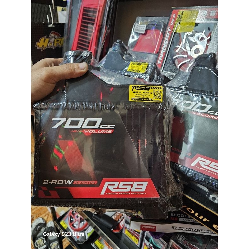 RS8 RADIATOR 2rows 700cc volume (Nmax v2/Aerox v2) | Shopee Philippines