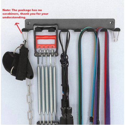 Gym Equipment Storage Rack Hanging Baseball Barbells Dumbbells Skipping ...