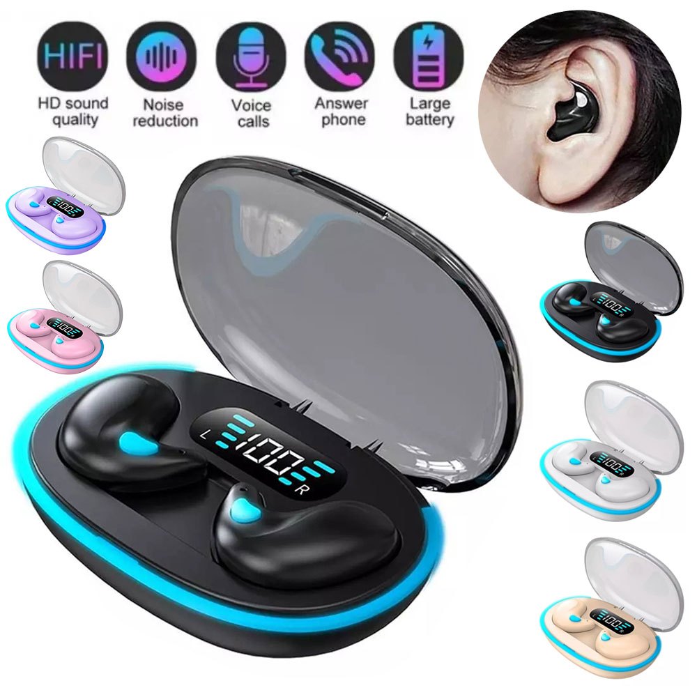 Sleeping Earbuds Waterproof BT5.3 Headphones Mini X55 Invisible Sleep ...