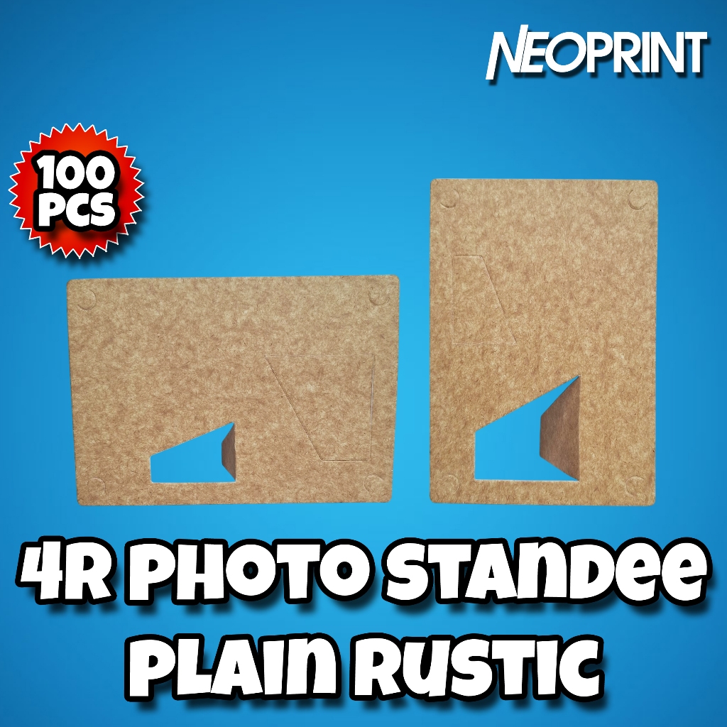 PHOTO STANDEE 4R RUSTIC PLAIN 300GSM | Shopee Philippines
