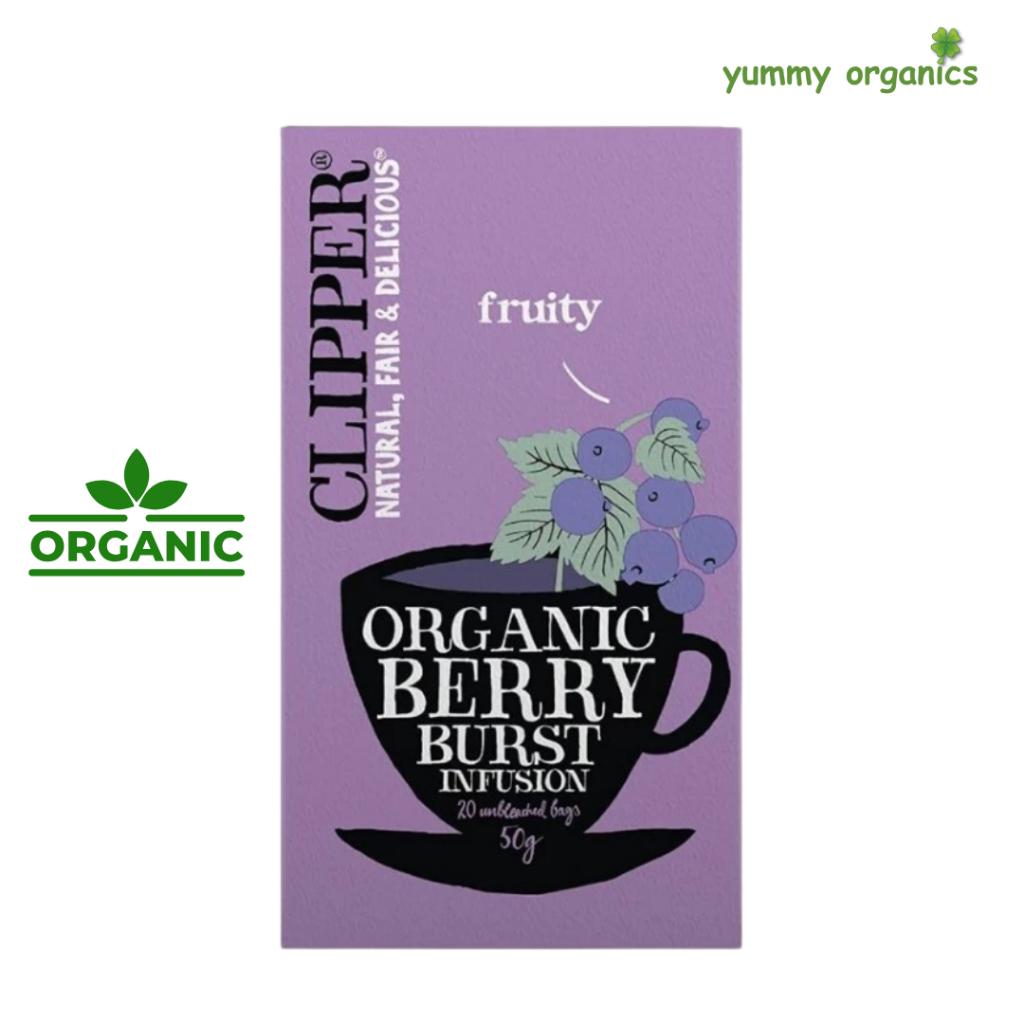 CLIPPER TEA ORGANIC BERRY BURST 20 ENVELOPES | Shopee Philippines