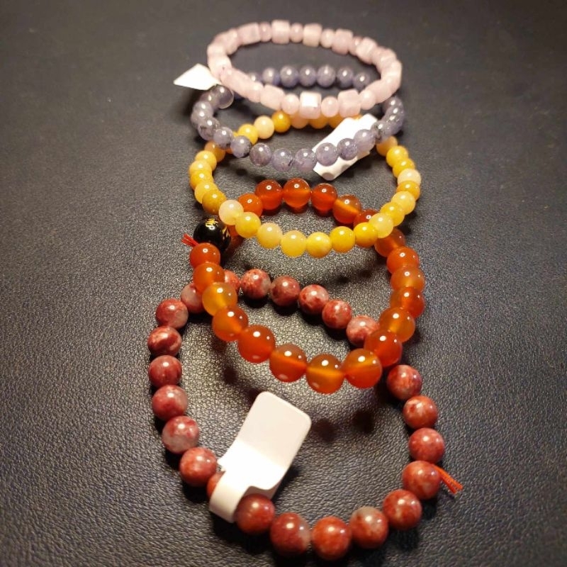 CHEFFY Mixed Crystals Bracelets Gemstones Bundle 4 | Shopee Philippines