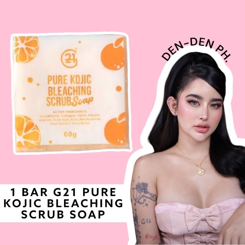 1 Bar G21 Pure Kojic Bleaching Soap 10x Intense Whitening | Shopee  Philippines
