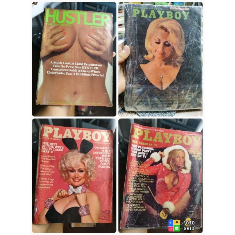 Vintage Random Preloved ADULT/MATURED Men's Magazines XXX {PLAYBOY