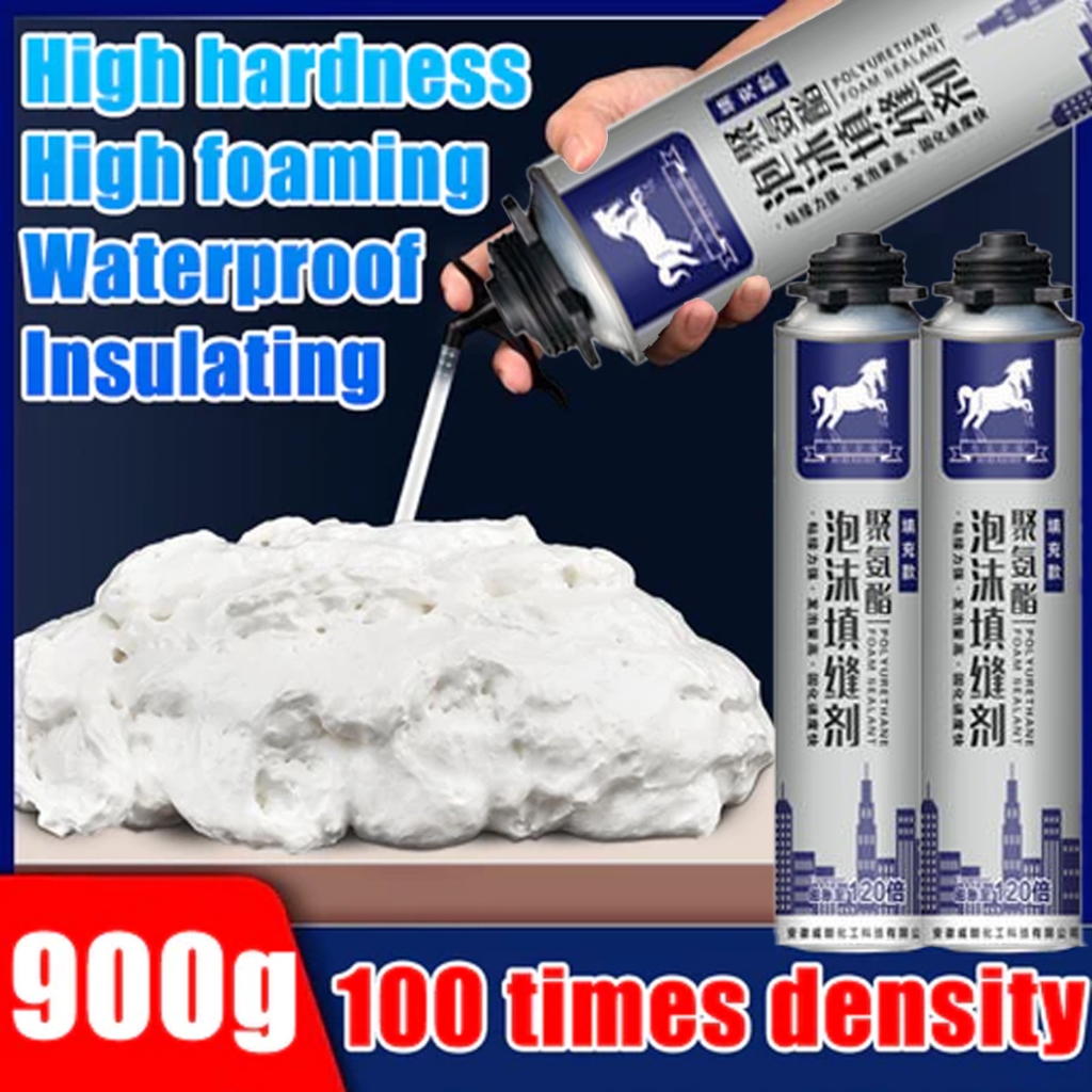 750ML Polyurethane PU Spray Expanding Foam Spray Sealant Waterproof ...
