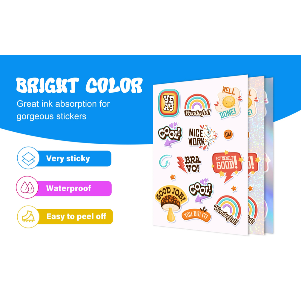 Teckwrap Inkjet Printable Sticker Paper 15 Sheets | Shopee Philippines