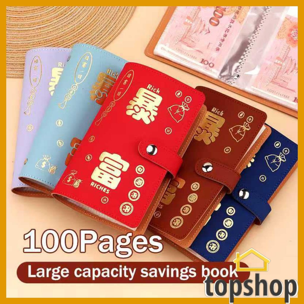 100 Envelopes Money Saving Challenge Couple Saving Money Notebook ...