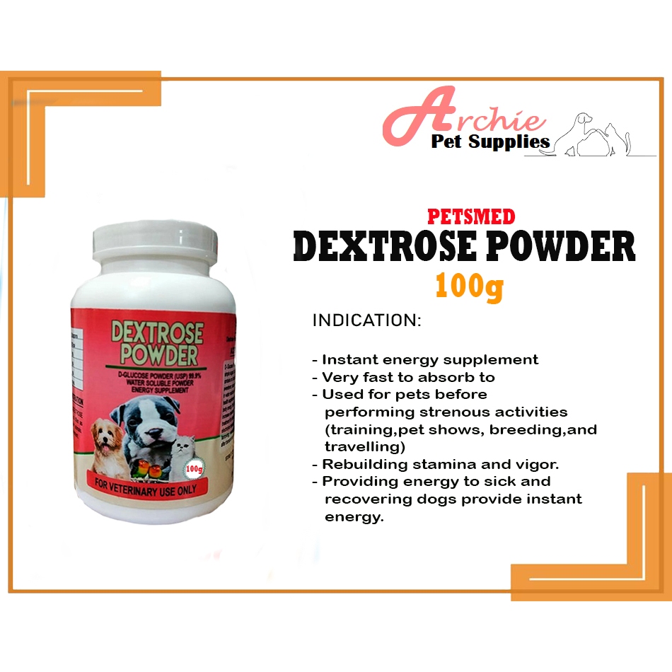 Petsmed DEXTROSE POWDER 100g Shopee Philippines