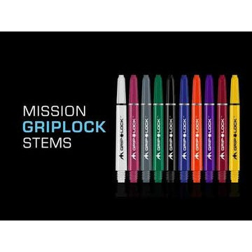 3 Sets Of Mission GripLock Medium Dart Shafts – 48mm Nylon, Choose