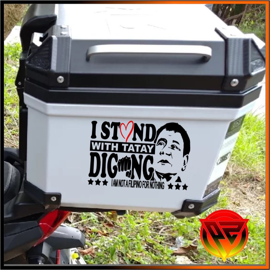 Car sticker/ DUTERTE Sticker/ I stand for FPPRD/ I am not a Filipino ...