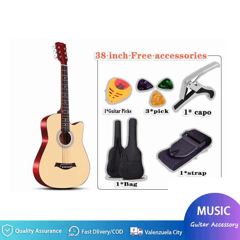 Guitar Acoustic Guitar 38 inch Guitar Acoustic Acoustic Guitar Beginner ...