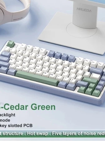 Summer Sale AULA F75 Wireless Mechanical Keyboard 75% GASKET Structure ...